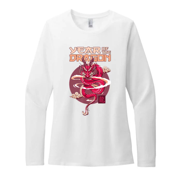 Chinese New Year 2024 Year Of The Dragon Chinese New Year 2024 Womens CVC Long Sleeve Shirt