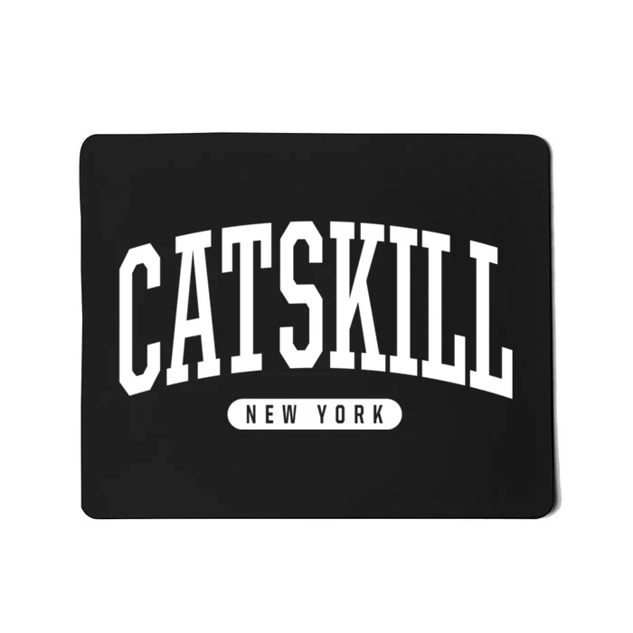 Catskill New York Souvenirs College Style Catskill New York Souvenir Gift Mousepad