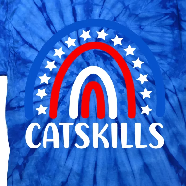 Catskills New York Gift I Love Catskills New Usa Gift Tie-Dye T-Shirt