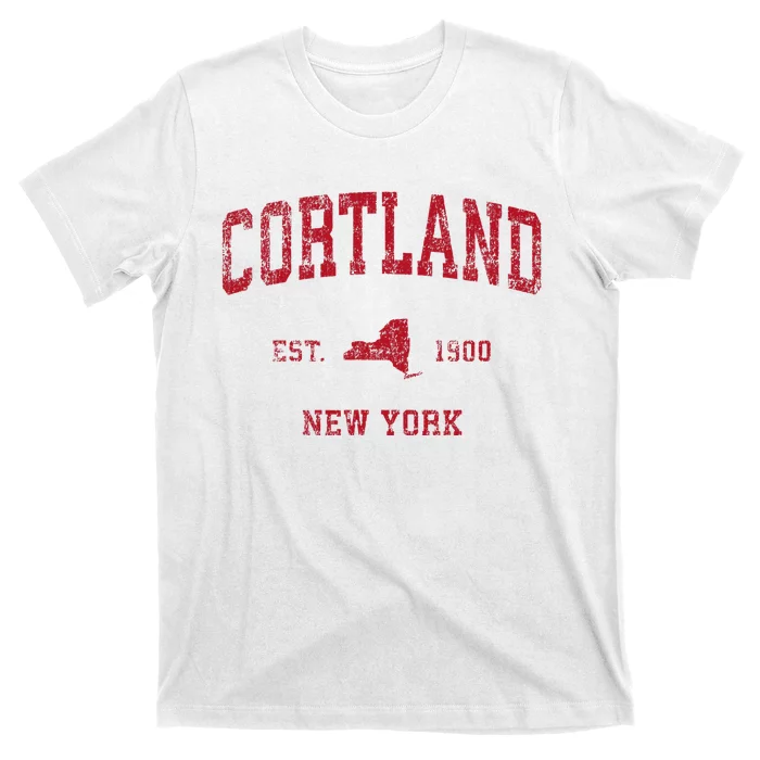 Cortland New York Ny T-Shirt