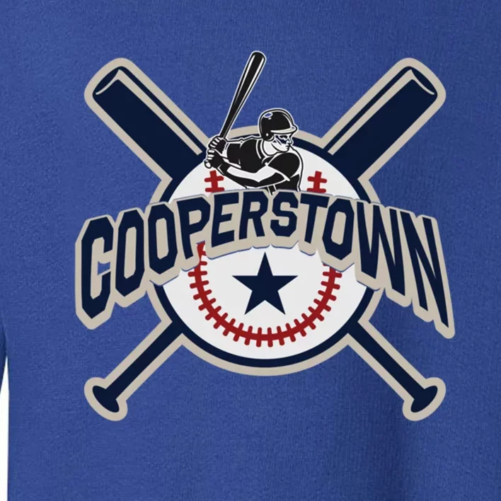 Cooperstown New York Baseball Game Family Vacation Gift Toddler Sweatshirt