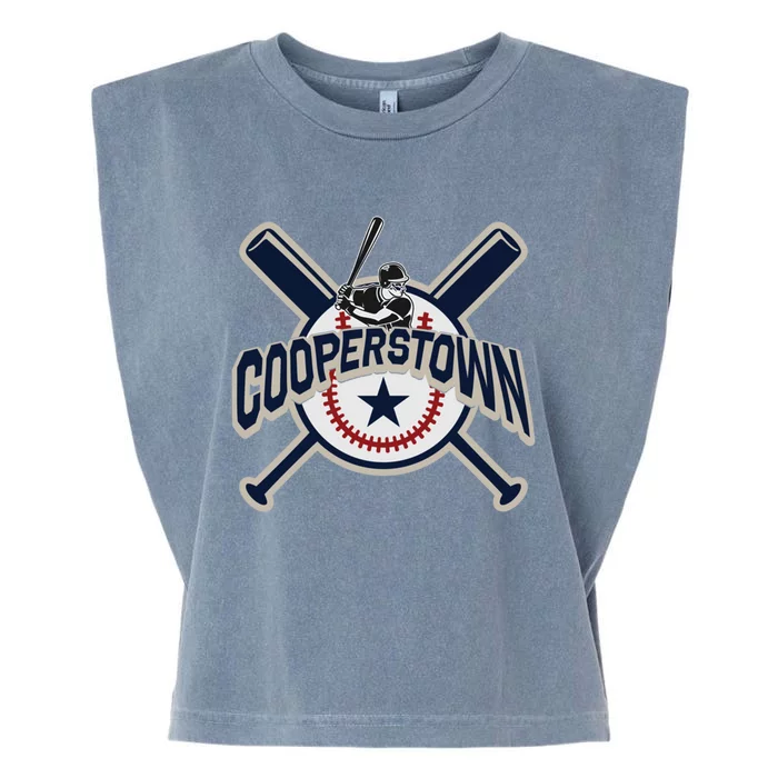 Cooperstown New York Baseball Game Family Vacation Gift Garment-Dyed Women's Muscle Tee