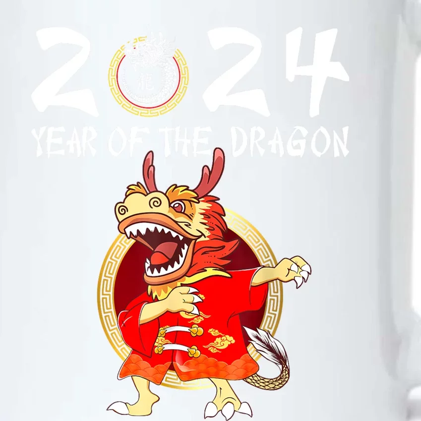 Chinese New Year 2024 Year Of The Dragon Happy New Year 2024 Black Color Changing Mug