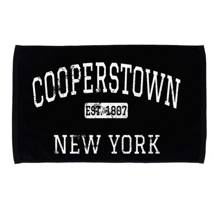 Cooperstown New York NY Vintage Microfiber Hand Towel