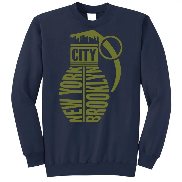 Cool New York City Brooklyn Grenade Design Sweatshirt