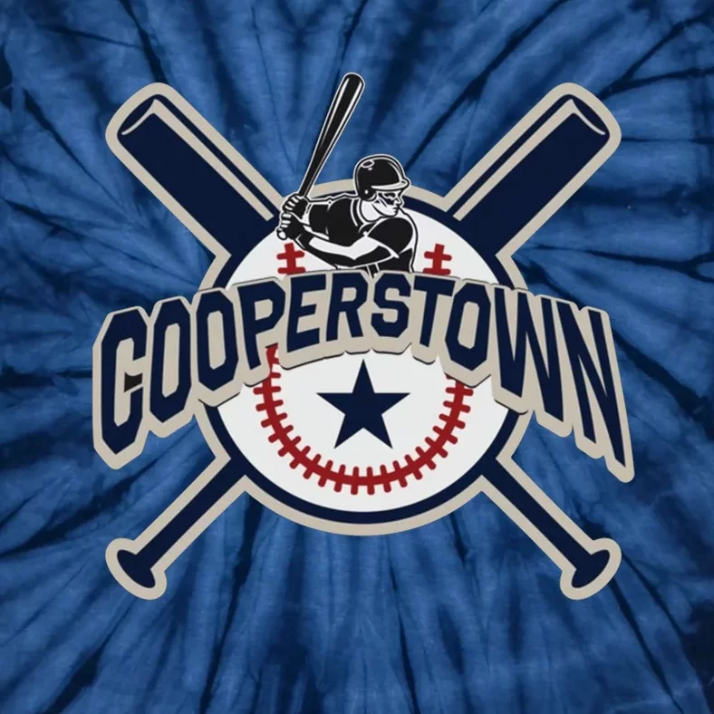 Cooperstown New York Baseball Game Family Vacation Tie-Dye T-Shirt