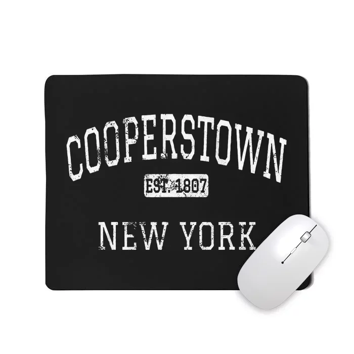 Cooperstown New York Ny Vintage Mousepad