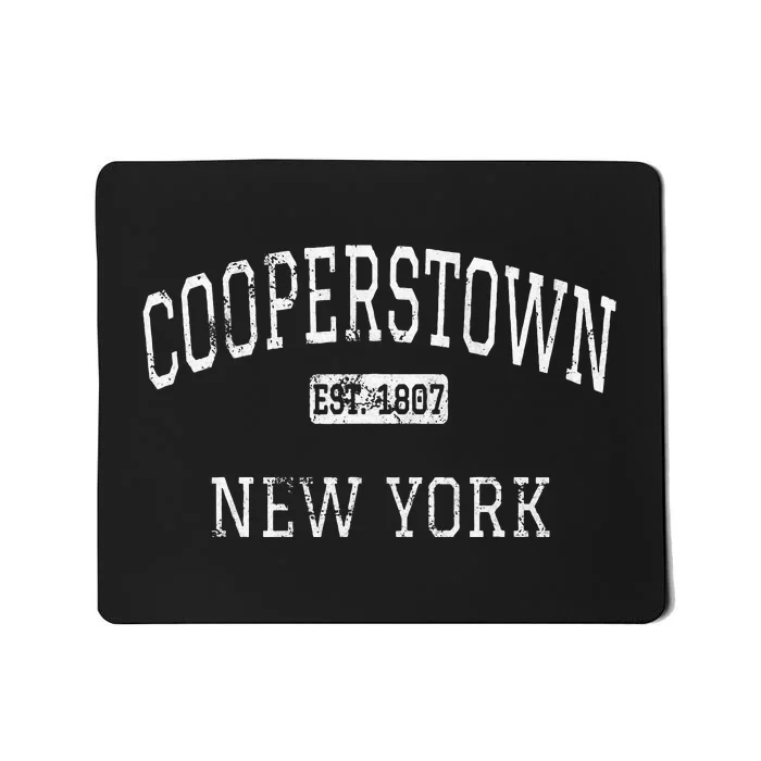 Cooperstown New York Ny Vintage Mousepad