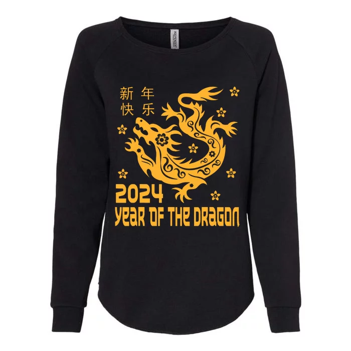 Chinese New Year 2024 Year Of The Dragon 2024 Womens California Wash Sweatshirt