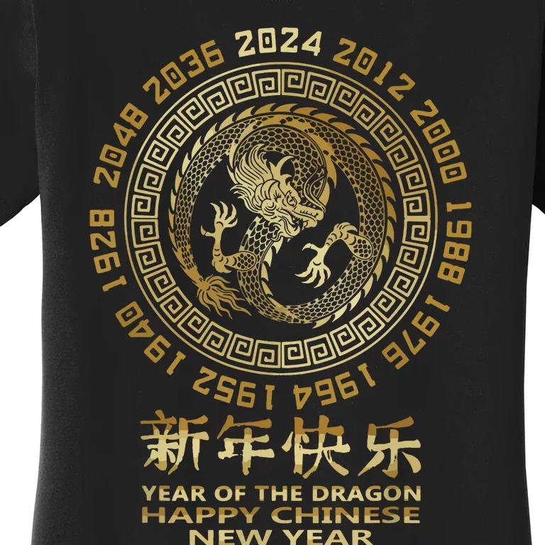 Chinese New Year 2024 Year Of The Dragon 2024 Lunar New Year Women's T-Shirt