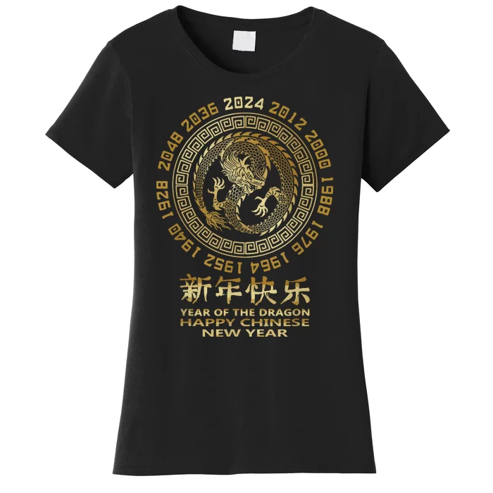 Chinese New Year 2024 Year Of The Dragon 2024 Lunar New Year Women's T-Shirt