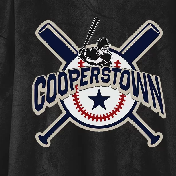 Cooperstown New York Baseball Game Family Hooded Wearable Blanket