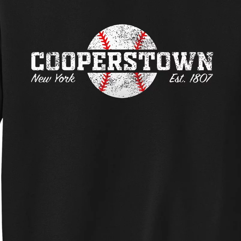 Cooperstown New York Tall Sweatshirt