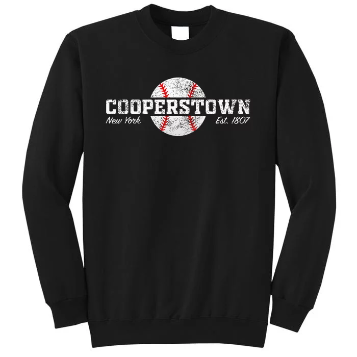 Cooperstown New York Tall Sweatshirt