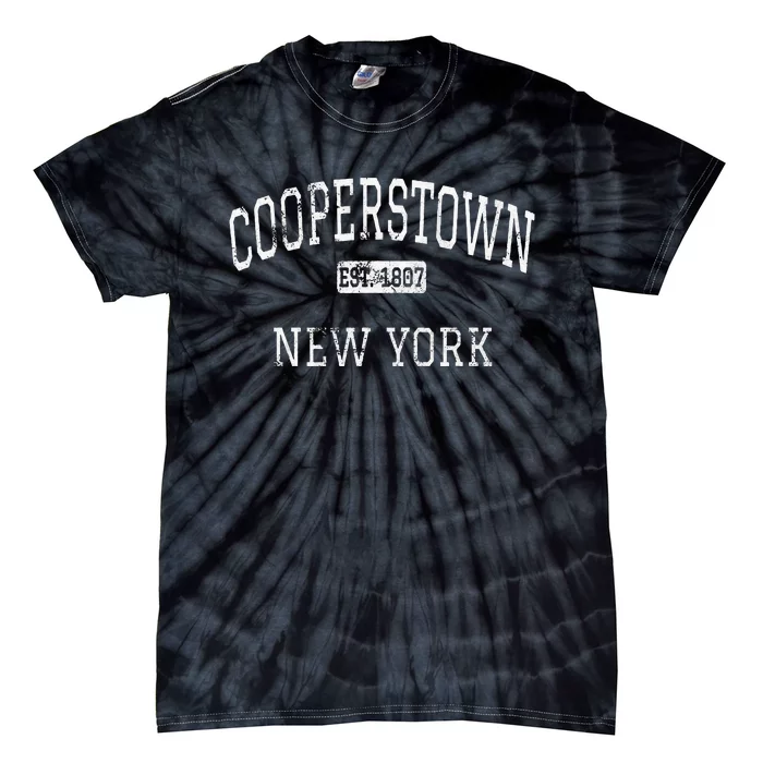 Cooperstown New York NY Vintage Tie-Dye T-Shirt