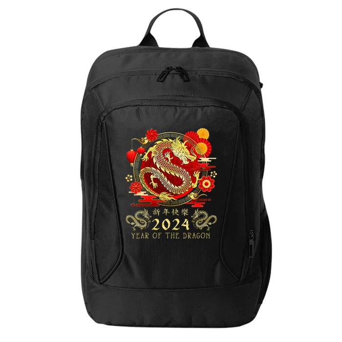 Chinese New Year 2024 Year Of The Dragon Happy New Year 2024 City Backpack