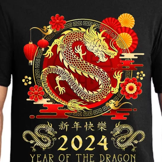 Chinese New Year 2024 Year Of The Dragon Happy New Year 2024 Pajama Set