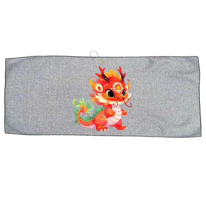 Chinese New Year 2024 Baby Dragon Gifts Celebration Large Microfiber Waffle Golf Towel