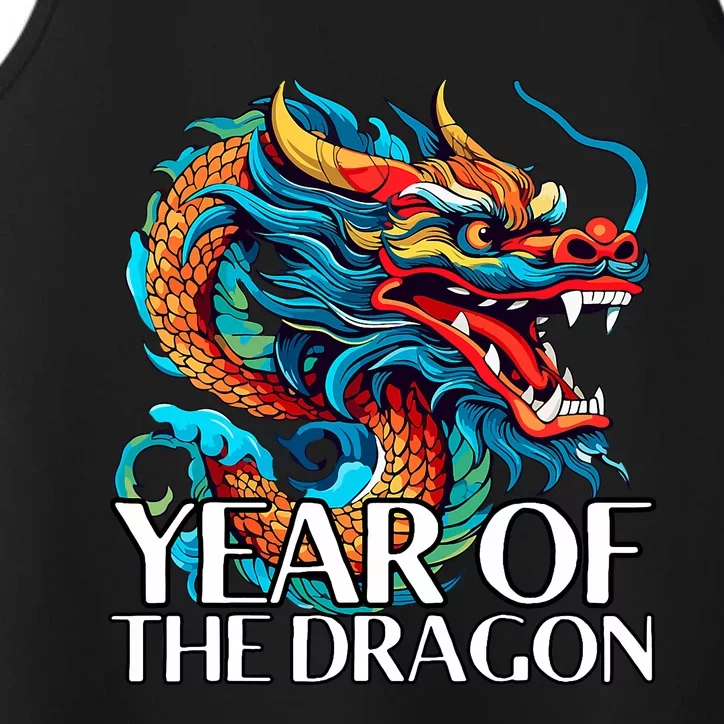 Chinese New Year Zodiac Year Of The Wood Dragon 2024 Performance Tank