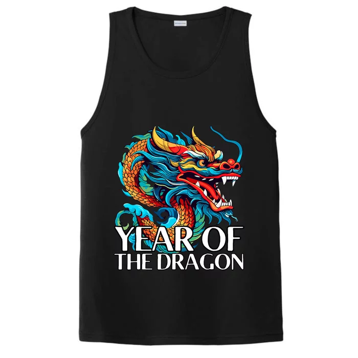 Chinese New Year Zodiac Year Of The Wood Dragon 2024 Performance Tank