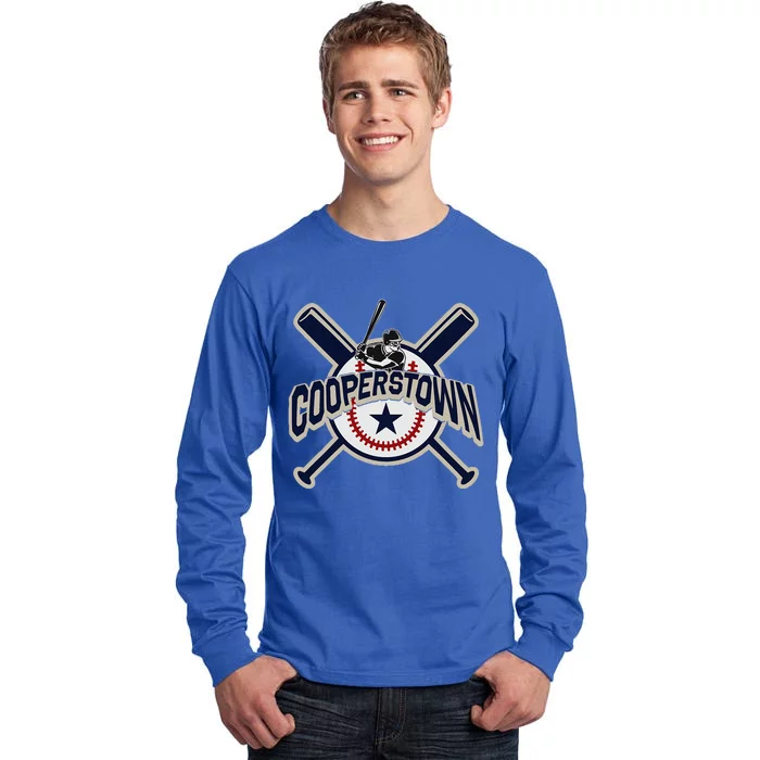 Cooperstown New York Baseball Game Family Vacation Tall Long Sleeve T-Shirt