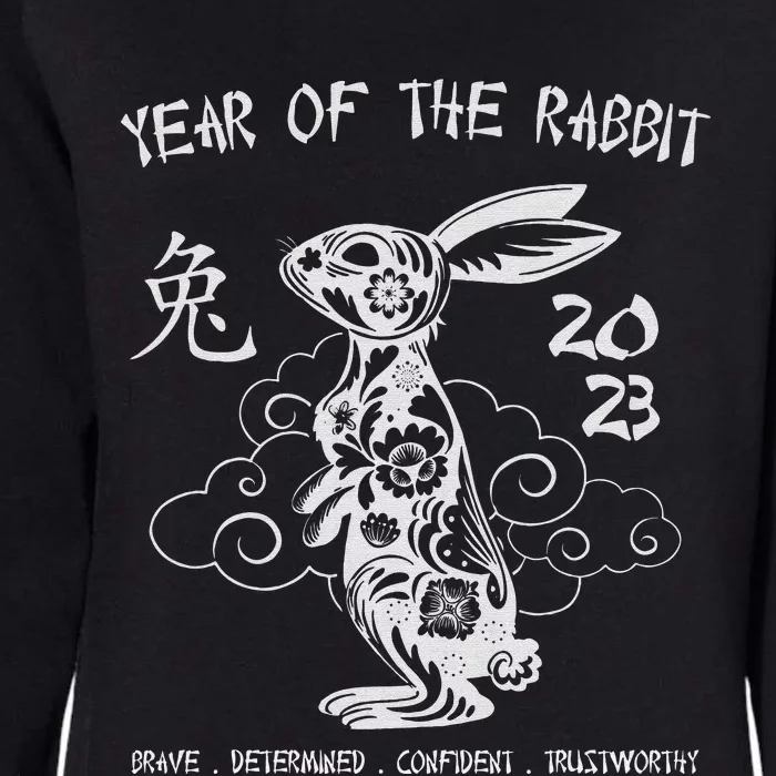 Chinese New Year Year Of The Rabbit Chinese Zodiac Womens California Wash Sweatshirt