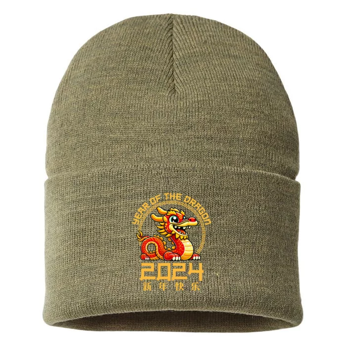 Chinese New Year 2024 Year Of The Dragon 2024 Sustainable Knit Beanie