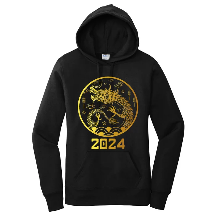 Chinese New Year 2024 Year Of The Dragon Women's Pullover Hoodie