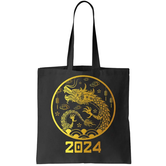 Chinese New Year 2024 Year Of The Dragon Tote Bag