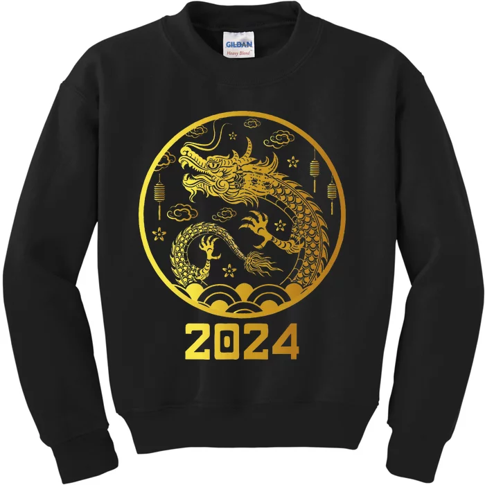 Chinese New Year 2024 Year Of The Dragon Kids Sweatshirt