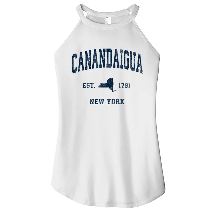 Canandaigua New York Ny Vintage Athletic Women’s Perfect Tri Rocker Tank