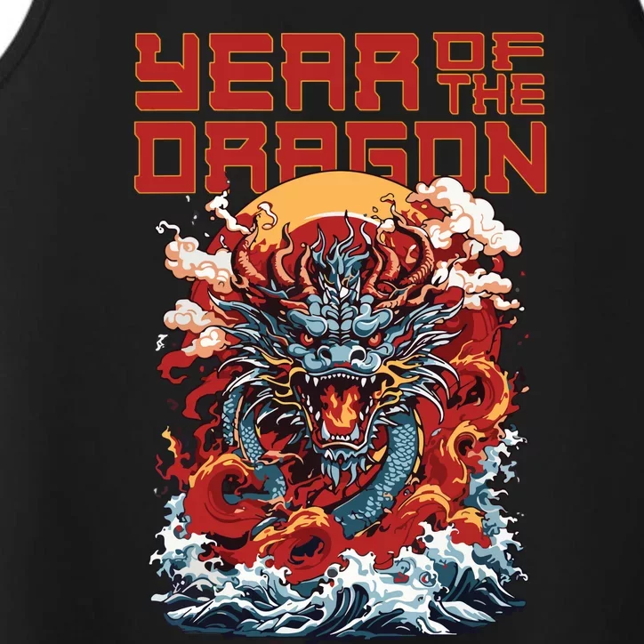 Chinese New Year 2024 Year Of The Dragon Lunar New Year 2024 Performance Tank