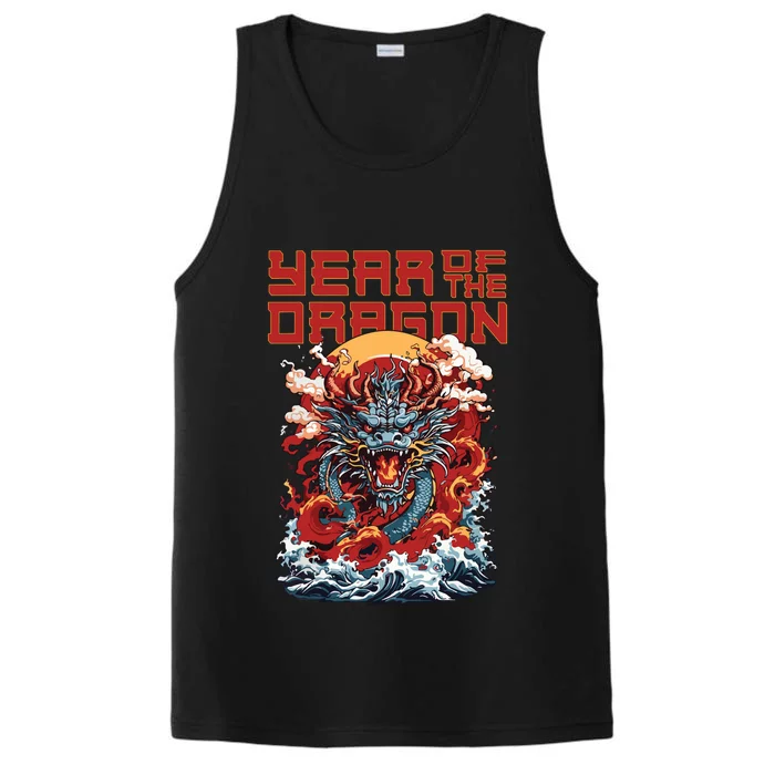 Chinese New Year 2024 Year Of The Dragon Lunar New Year 2024 Performance Tank