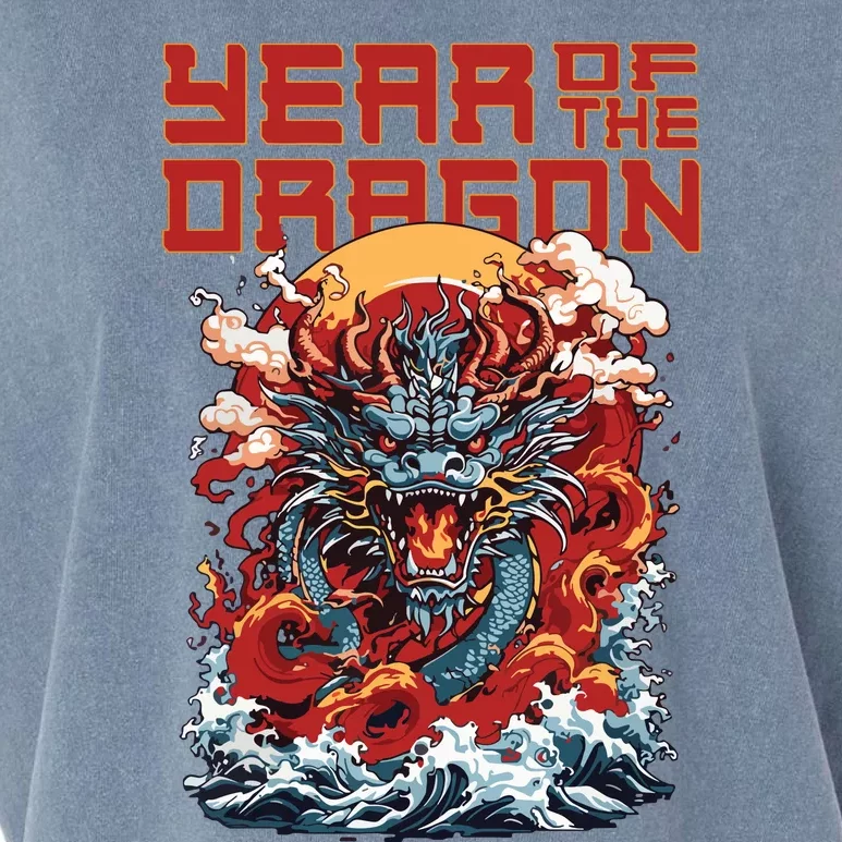 Chinese New Year 2024 Year Of The Dragon Lunar New Year 2024 Garment-Dyed Women's Muscle Tee