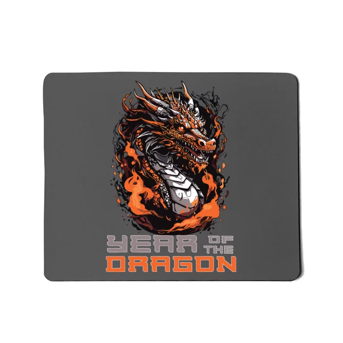 Chinese New Year 2024 Year Of The Dragon Lunar New Year 2024 Mousepad