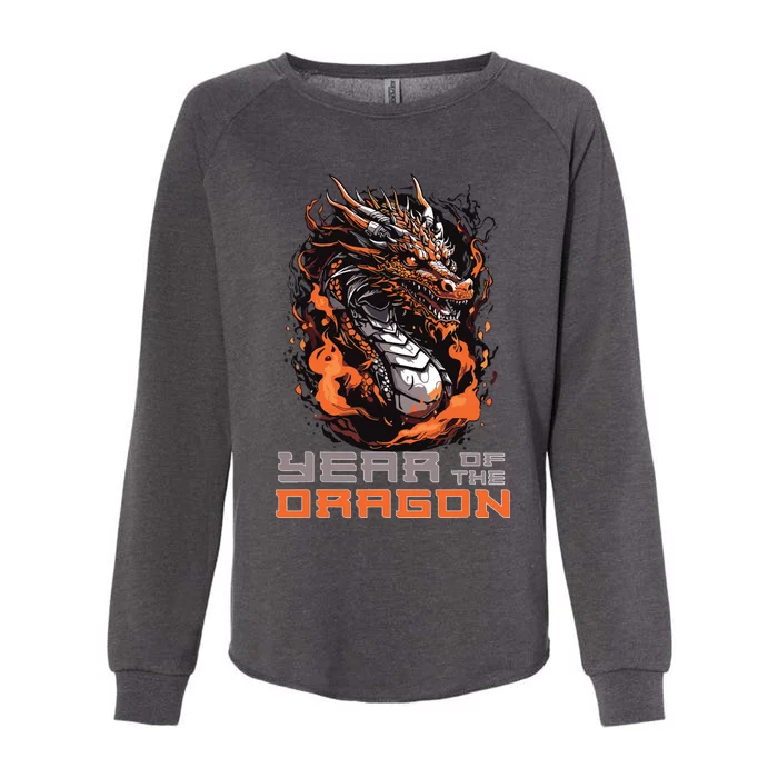 Chinese New Year 2024 Year Of The Dragon Lunar New Year 2024 Womens California Wash Sweatshirt