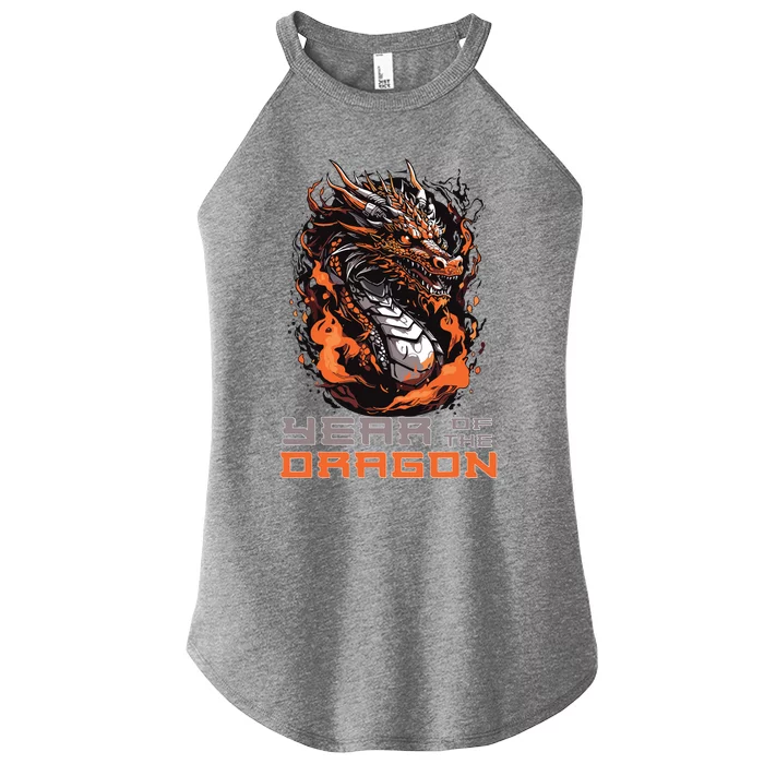 Chinese New Year 2024 Year Of The Dragon Lunar New Year 2024 Women’s Perfect Tri Rocker Tank