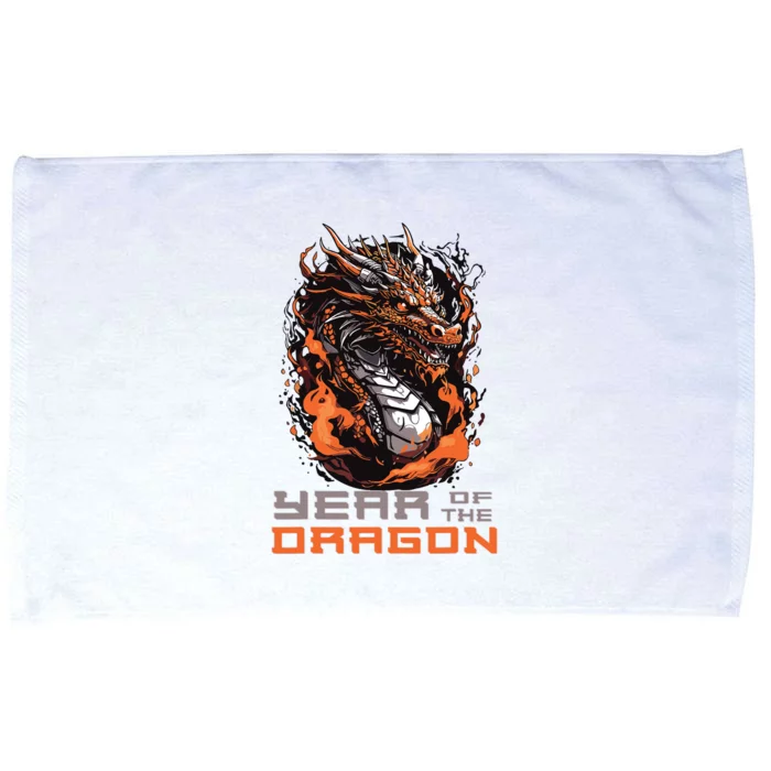 Chinese New Year 2024 Year Of The Dragon Lunar New Year 2024 Microfiber Hand Towel