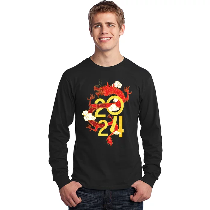 Chinese New Year 2024 Year Of The Dragon Lunar New Year 2024 Long Sleeve Shirt