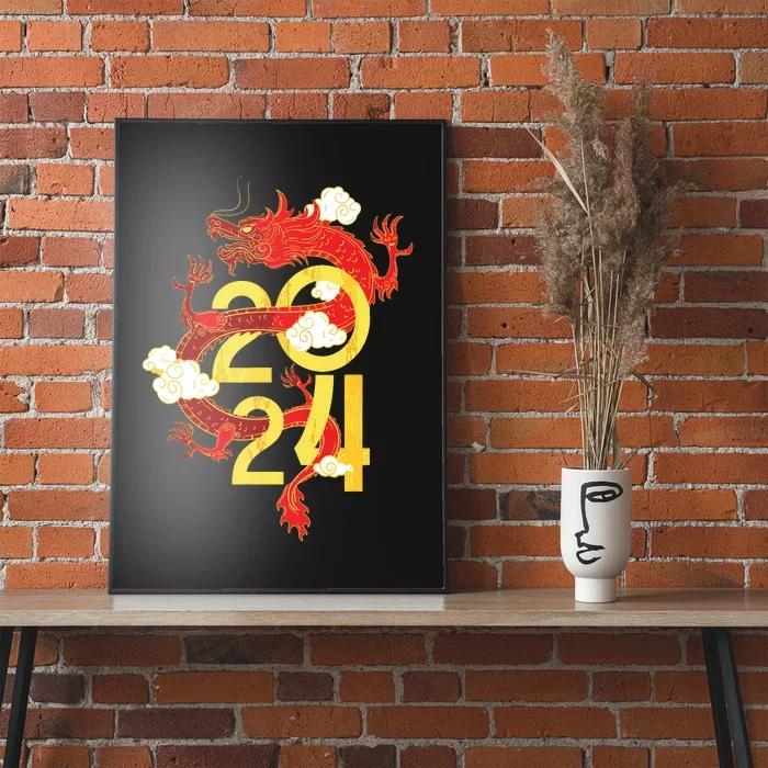 Chinese New Year 2024 Year Of The Dragon Lunar New Year 2024 Poster