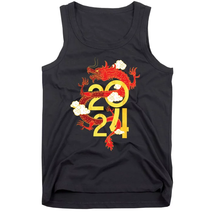 Chinese New Year 2024 Year Of The Dragon Lunar New Year 2024 Tank Top