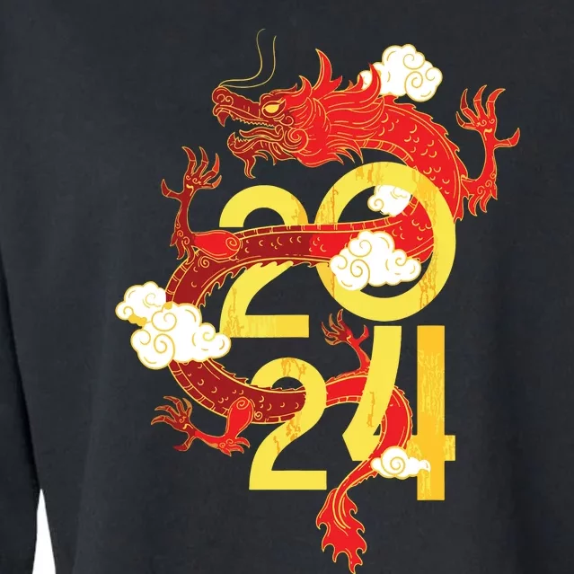 Chinese New Year 2024 Year Of The Dragon Lunar New Year 2024 Cropped Pullover Crew