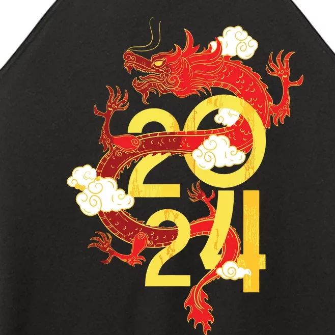 Chinese New Year 2024 Year Of The Dragon Lunar New Year 2024 Women’s Perfect Tri Rocker Tank