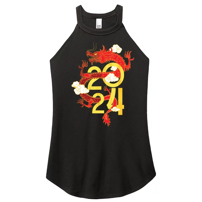 Chinese New Year 2024 Year Of The Dragon Lunar New Year 2024 Women’s Perfect Tri Rocker Tank