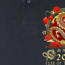 Chinese New Year 2024 Year Of The Dragon Happy New Year 2024 Softstyle Adult Sport Polo