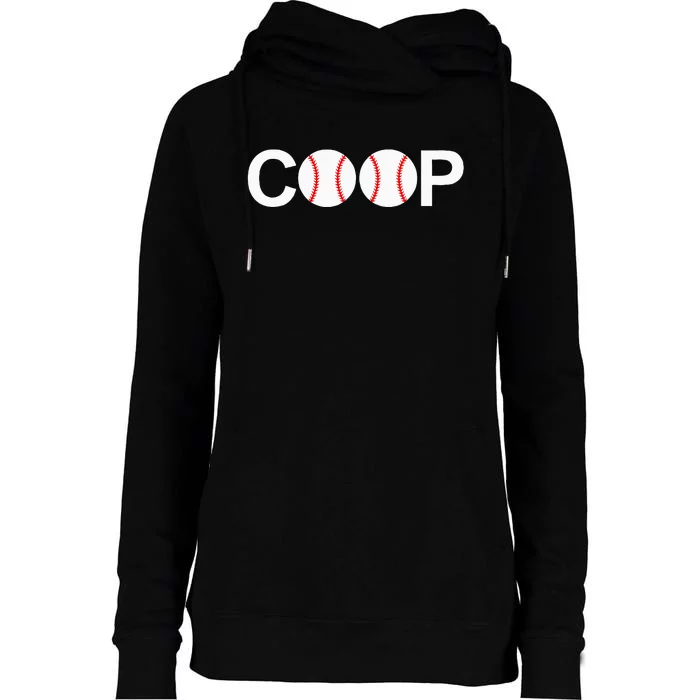 Cooperstown New York Coop Baseball Ny Athletic Womens Funnel Neck Pullover Hood