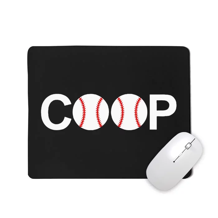 Cooperstown New York Coop Baseball Ny Athletic Mousepad