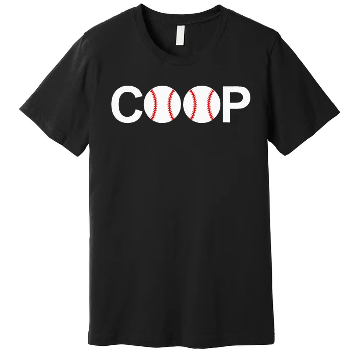 Cooperstown New York Coop Baseball Ny Athletic Premium T-Shirt