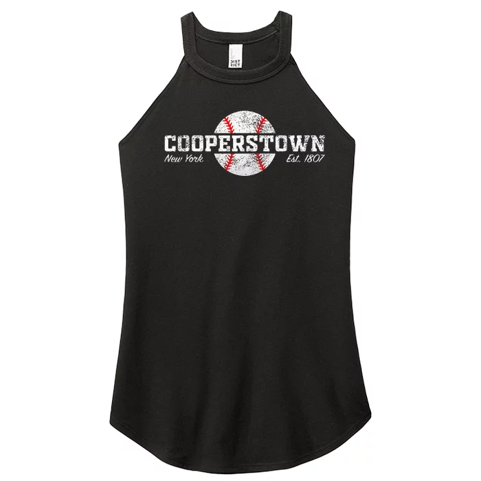 Cooperstown New York Women’s Perfect Tri Rocker Tank