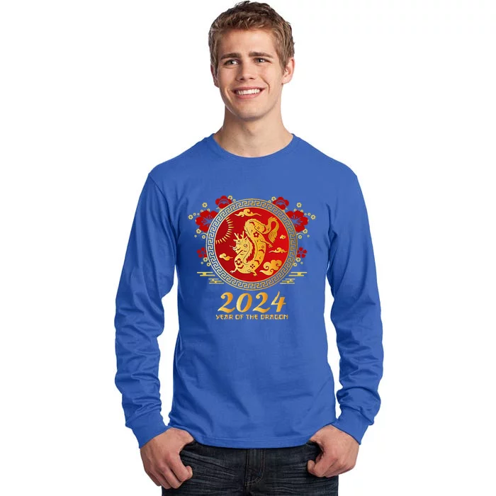 Chinese New Year 2024 Year of the Dragon Happy New Year 2024 Tall Long Sleeve T-Shirt